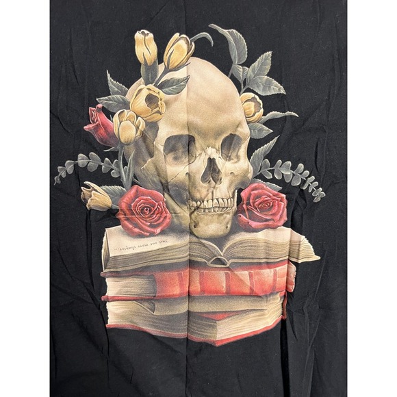 torrid Tops - NWT Torrid Skull Books Jersey Crew Tee 2XL